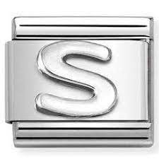 NOMINATION 'Letter S' Silver 33011319