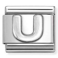 NOMINATION 'Letter U' Silver 33011321