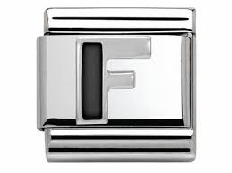 NOMINATION 'Letter F' Silver 33020106