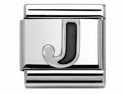 NOMINATION 'Letter J' Silver 33020110