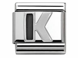 NOMINATION 'Letter K' Silver 33020111