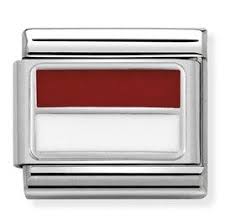 NOMINATION Flag 'Monaco' Silver 33020715