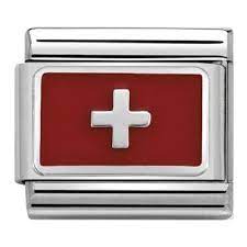 NOMINATION Flag 'Switzerland' Silver 33020717