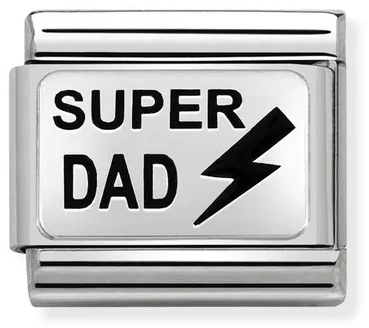 NOMINATION 'Super Dad' Silver 33020832