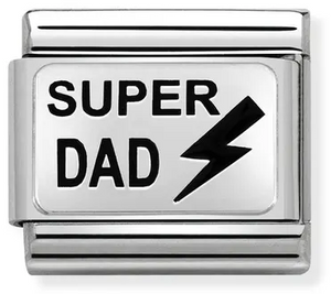 NOMINATION 'Super Dad' Silver 33020832