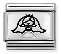 NOMINATION Stick Figure 'Bride' Silver 33020841