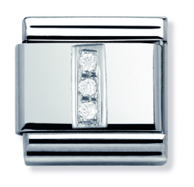 NOMINATION 'Letter I' Silver CZ 33030109