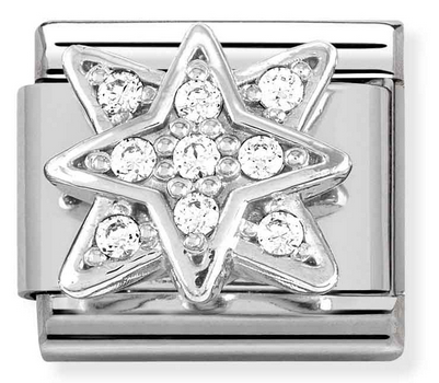 NOMINATION 'Wind Rose Star' Cz Silver 33030445