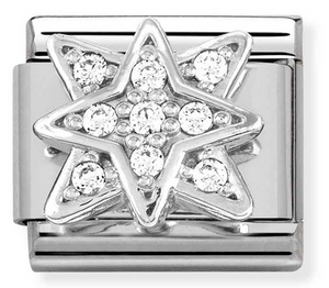 NOMINATION 'Wind Rose Star' Cz Silver 33030445