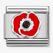 NOMINATION 'Poppy' Enamel Silver 33030517