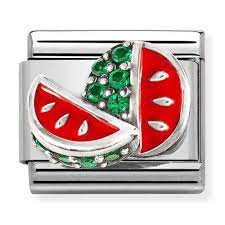 NOMINATION 'Watermelon' CZ & Enamel 33030609