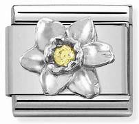 NOMINATION 'Daffodil' Silver Cz 33031114