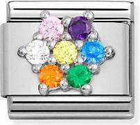 NOMINATION 'Flower' Cz Silver 33032205