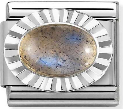 NOMINATION Oval 'Labradorite' Silver 33050740