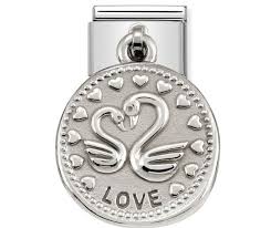 NOMINATION Hanging 'Love' Silver 33180408