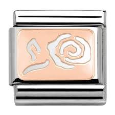 NOMINATION Plate 'Rose' Pink Gold 43010113