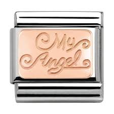 NOMINATION Engraved 'My Angel' Rose Gold 43010121