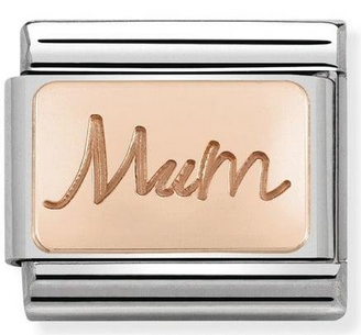 NOMINATION Engraved 'Mum' Rose Gold 43010134