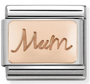 NOMINATION Engraved 'Mum' Rose Gold 43010134