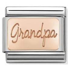 NOMINATION Rose Gold 'Grandpa' 43010135