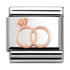 NOMINATION 'Wedding Rings' Rose Gold 43010413