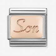 NOMINATION Engraved 'Son' Rose Gold 43010807