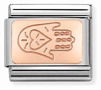 NOMINATION 'Fatima Hand' Rose Gold 43011004