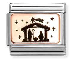 NOMINATION Rose Gold 'Nativity' 43011119