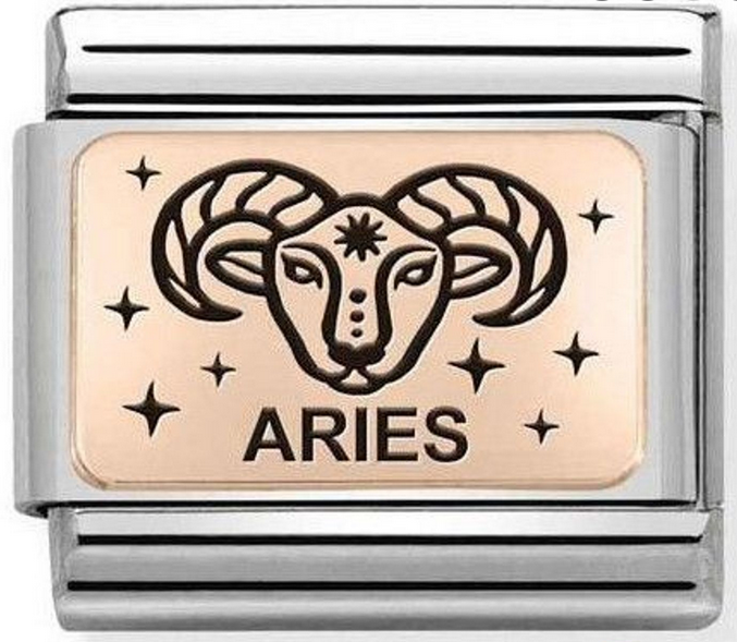 NOMINATION Zodiac 'Aries' Rose Gold 43011201