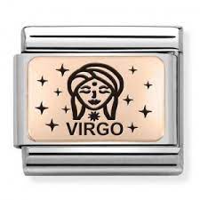 NOMINATION Zodiac 'Virgo' Rose Gold 43011206