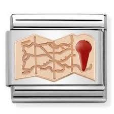 NOMINATION 'Map' Rose Gold 43020205