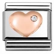 NOMINATION 'Cz Heart' Rose Gold 43030501