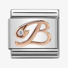 NOMINATION 'Letter B' Rose Gold 43031002