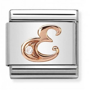 NOMINATION 'Letter E' Rose Gold 43031005