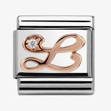 NOMINATION 'Letter L' Rose Gold 43031012