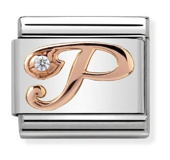 NOMINATION 'Letter P' Rose Gold 43031016