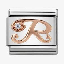 NOMINATION 'Letter R' Rose Gold 43031018