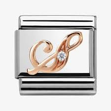 NOMINATION 'Letter S' Rose Gold 43031019