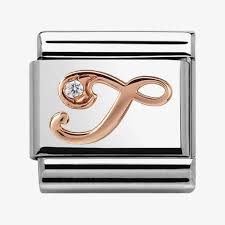 NOMINATION 'Letter T' Rose Gold 43031020
