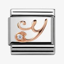 NOMINATION 'Letter Y' Rose Gold 43031025