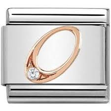 NOMINATION Number '0' Rose Gold 43031500
