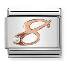 NOMINATION Number '8' Rose Gold 43031508
