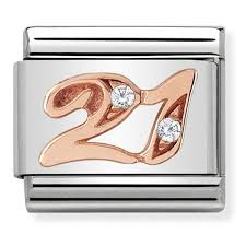 NOMINATION Number '21' Rose Gold 43031521