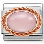 NOMINATION Oval Stones 'Pink Opal' Rose Gold 43050722