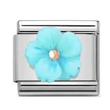 NOMINATION 'Light Blue Flower' 43051004