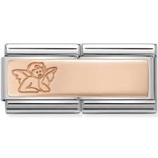NOMINATION Double Link 'Angel' Rose Gold 43071010