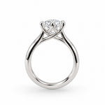 Platinum Solitaire Diamond Engagement Ring. TDW 3.00ct