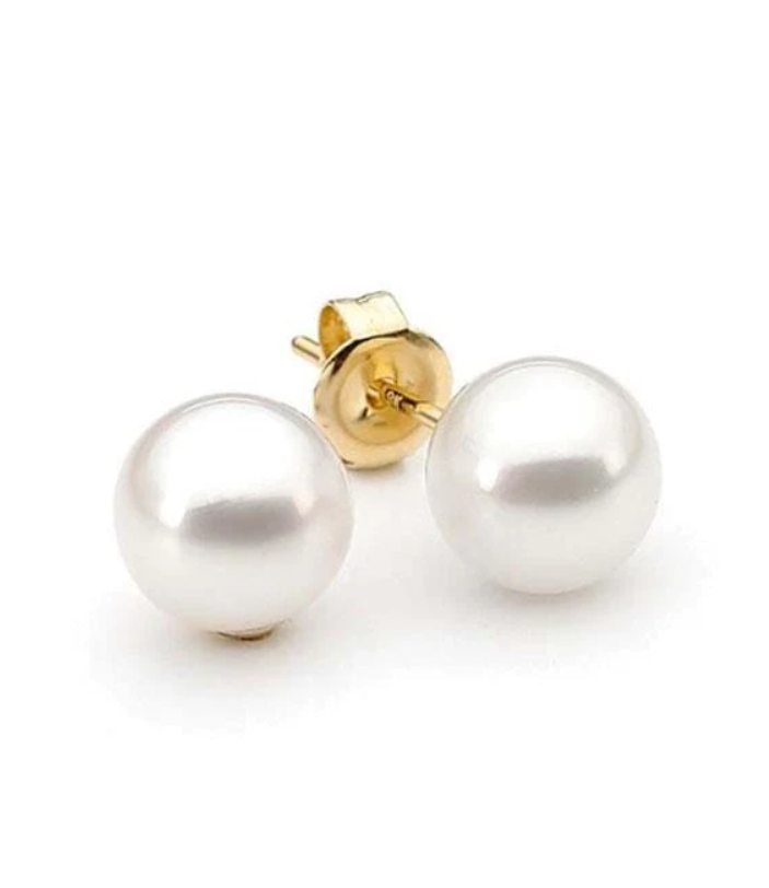 Ikecho Akoya Pearl Stud (5-5.5mm)