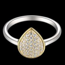 Australian Diamond Yellow and White Gold Argyle Diamond Ring