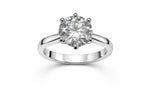 Platinum Lab Grown Diamond Engagement Ring